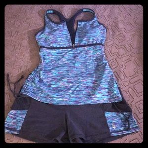Women’s tankini.